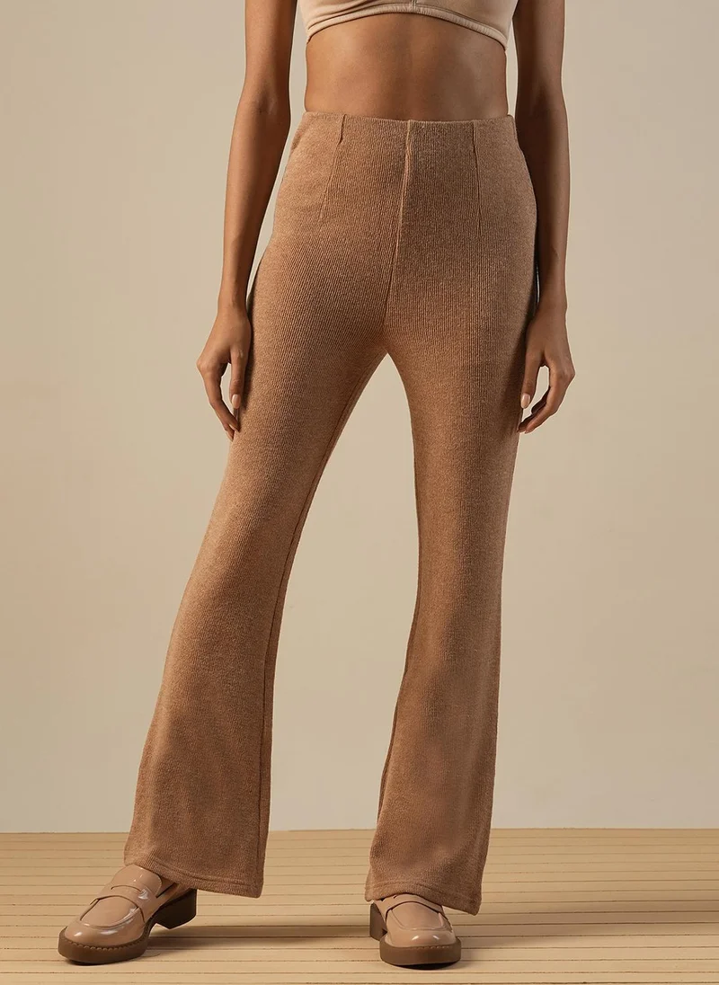 جلو باص جلوبس تريجينجز نسائي بتصميم ذاتي بخصر مرتفع وأرجل واسعة للحفلات